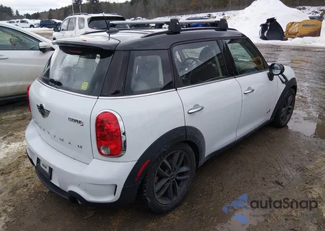 2014 Mini Countryman Cooper S z USA, uszkodzony, nr VIN WMWZC5C5XEWM18411